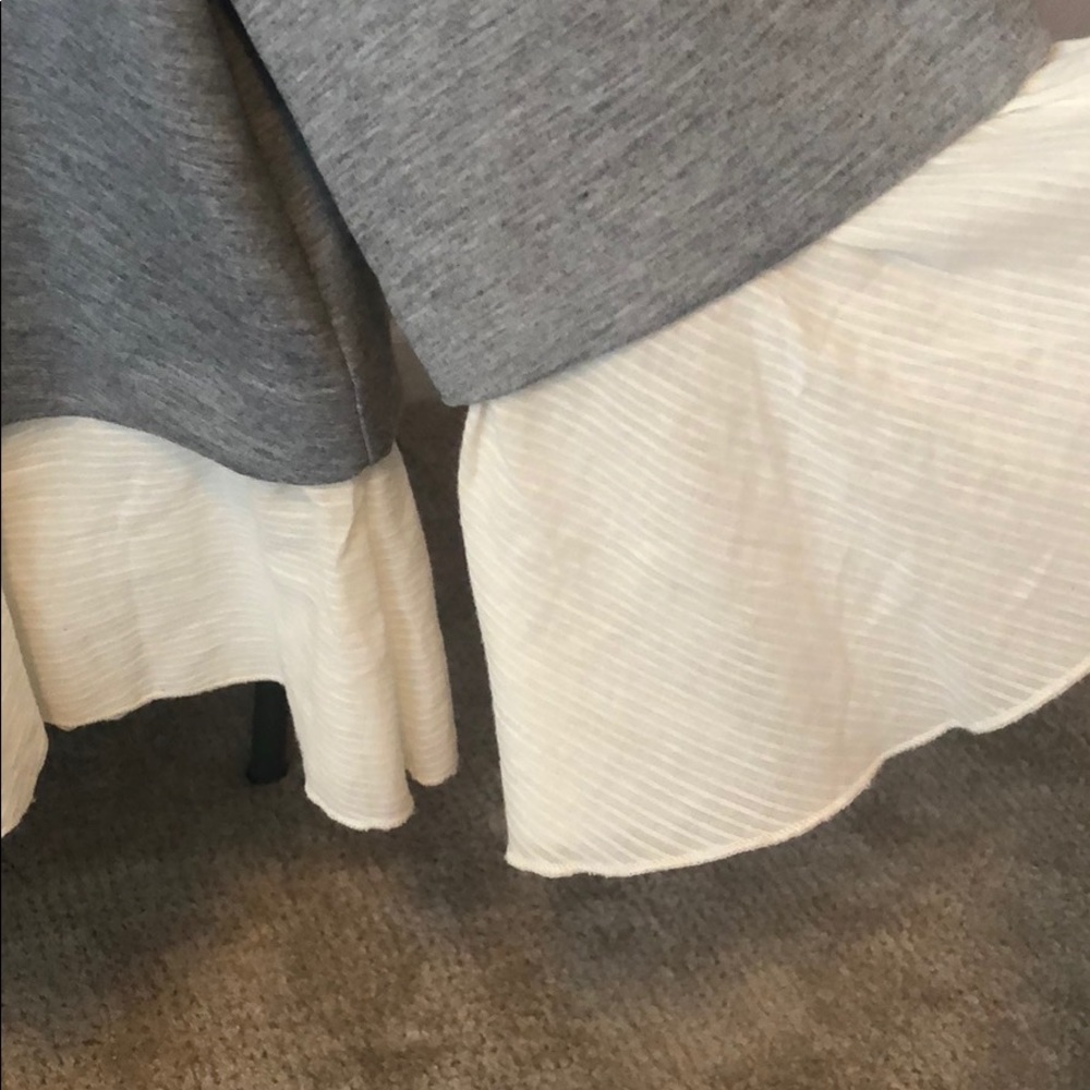 Halogen beautiful flared shirt with cream detail - Picture 3 of 3
